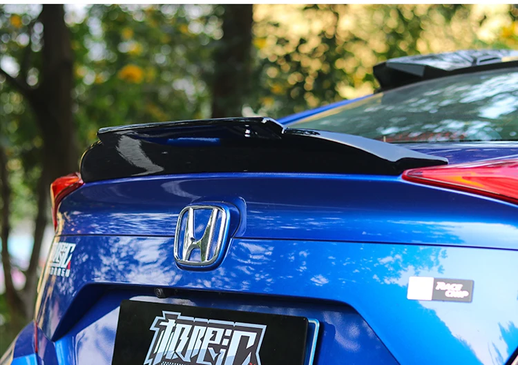 Для Honda Civic 10th Sedan украшение автомобиля ABS пластиковая краска ing цвет задний спойлер багажника