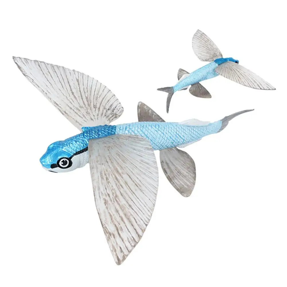 Simulated Aquarium Static Animal Flying Fish Model Marine Living Model