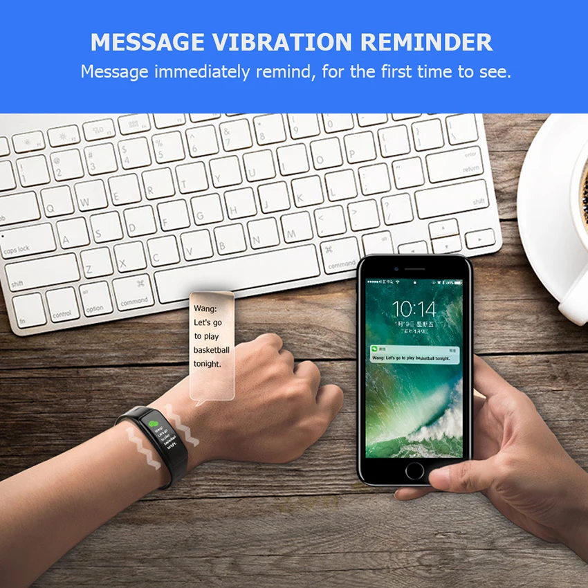 Умный Браслет/умные часы с цветным экраном Bluetooth спортивный шагомер ручное