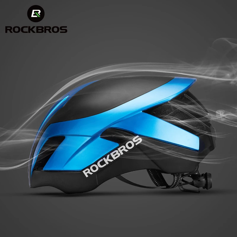 ROCKBROS Cycling Helmet EPS Reflective Bike Helmet 3 in 1 MTB Road Bicycle Men's Safety Light Helmet Integrally-Molded Pneumatic