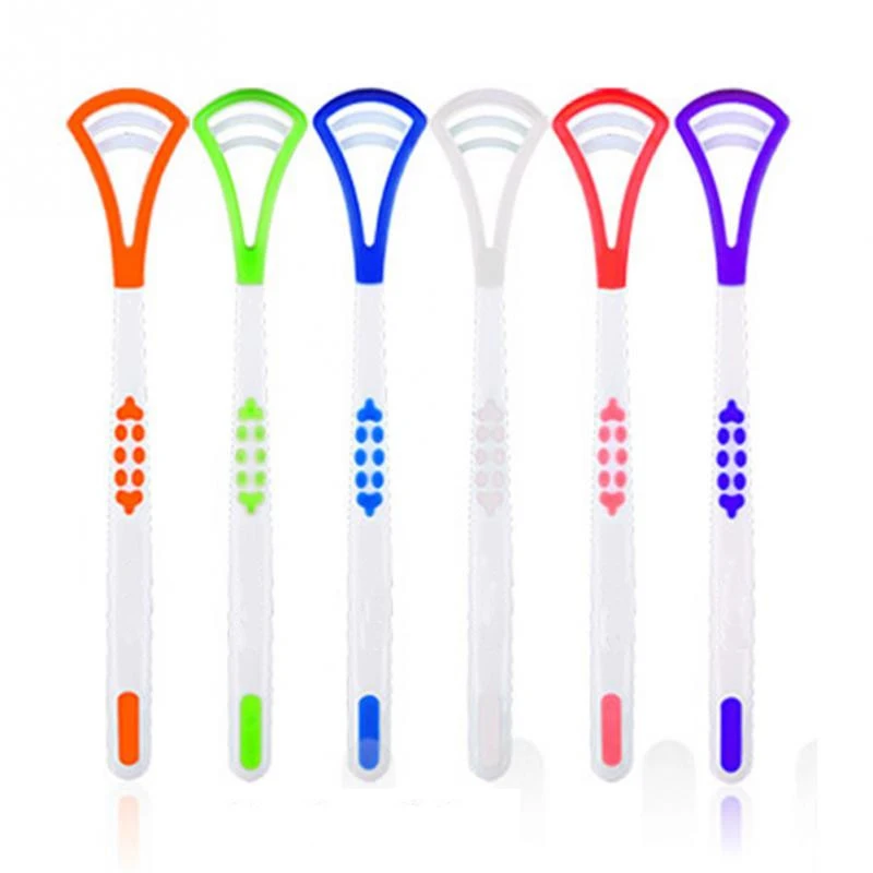 Tongue Brush Mouth Tongue Cleaner Scraper Oral Cleaning Brush Fresh