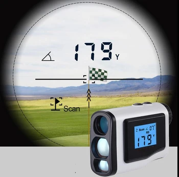 

telescope laser distance meter range finder rangefinder hunting Golf monocular 600m laser tape measure