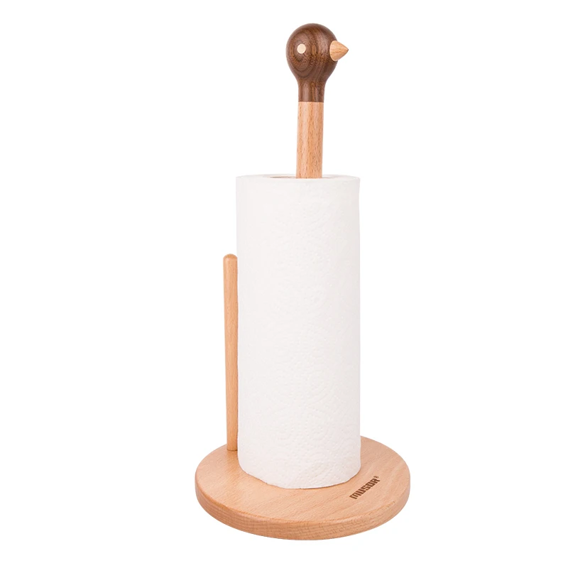

Kitchen Paper Towel Holder for Countertop Wood Paper Towel Dispenser for Kitchen and Home Decoration