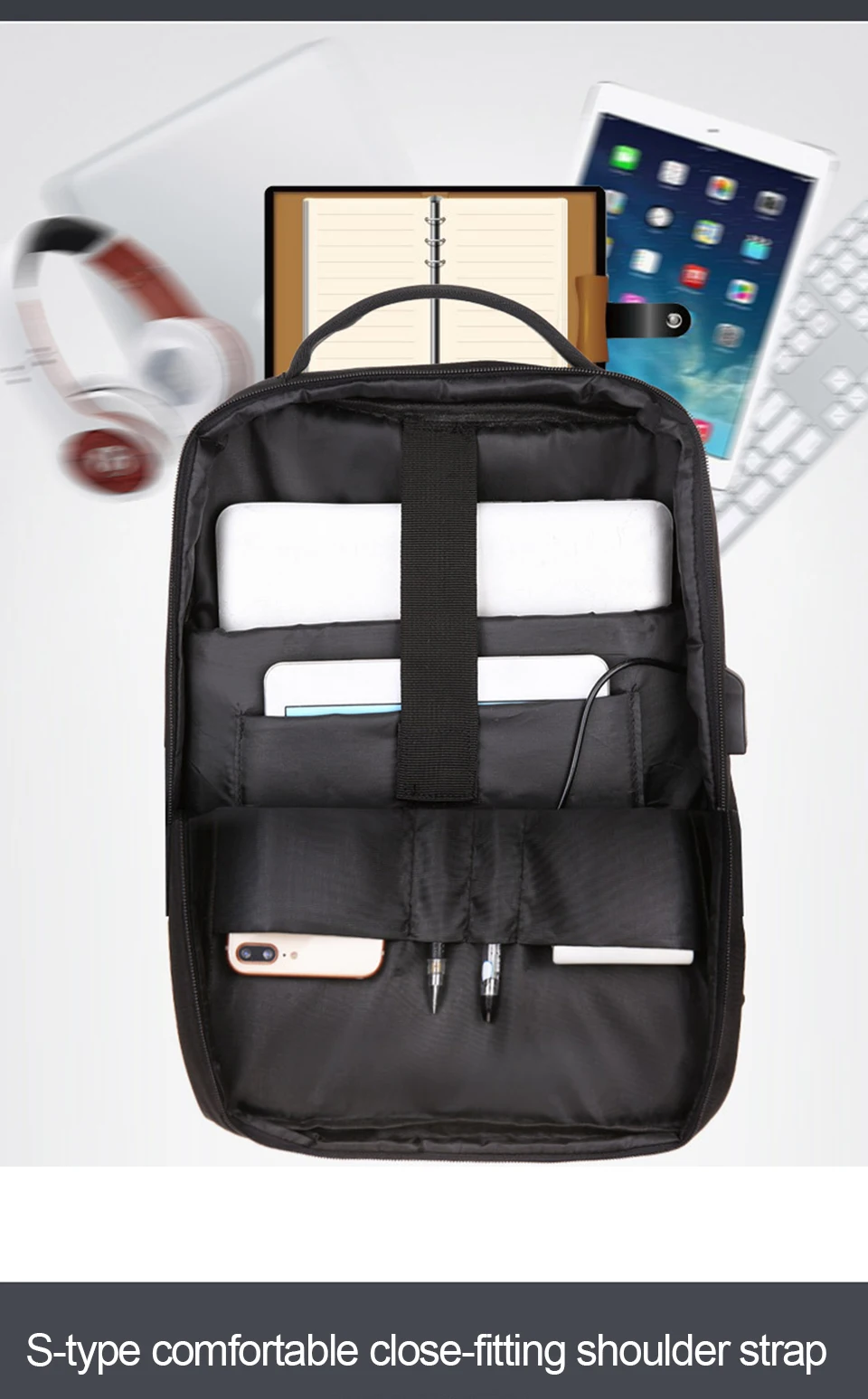 Large-Capacity-Man-Backpack-Mela-Female-Backpacks-Waterproof-Bag-15.6-Inch-Laptop-Notebook-Backpacking-Business-USB-Back-Pack-Travel-luggage-School-Bags_04