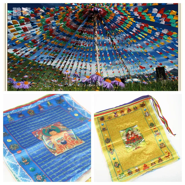 tibetan buddhist prayer flags