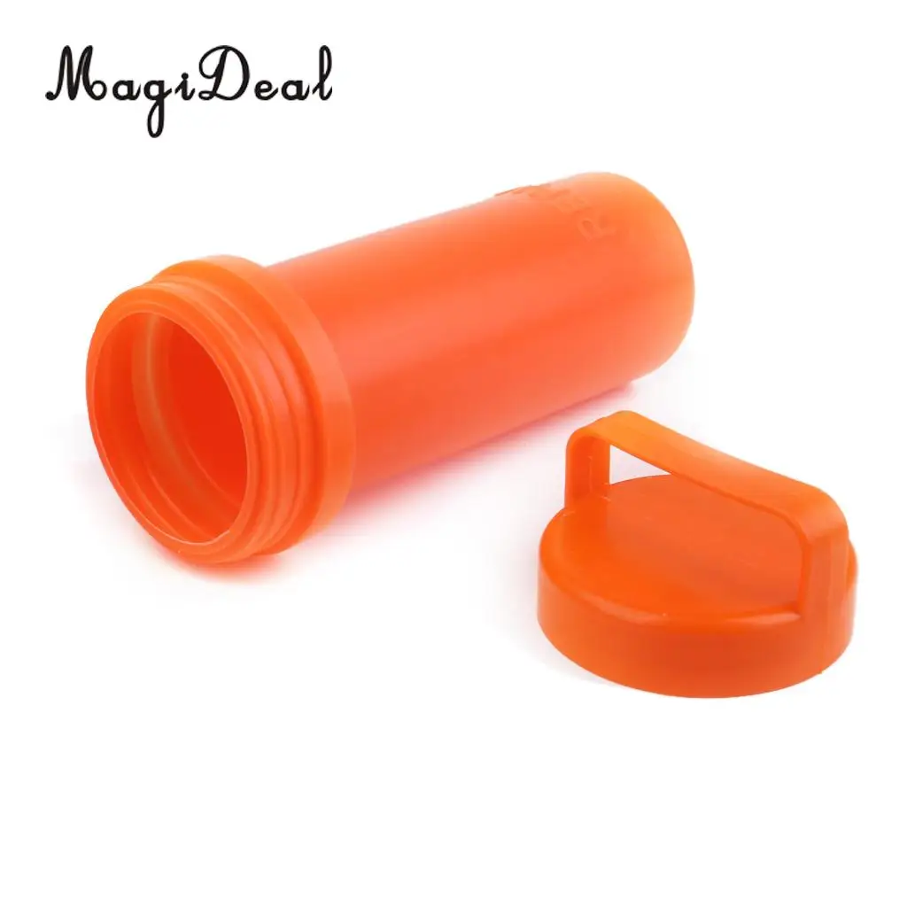 MagiDeal Marine Durable PVC Repair Kit Container Bucket for Kayak Inflatable Rubber Boat Orange Fishing Yatch Dinghy Accessories
