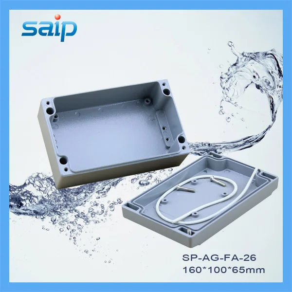 IP 67 160 100 65 mm Waterproof Aluminium Enclosure SP AG FA 26