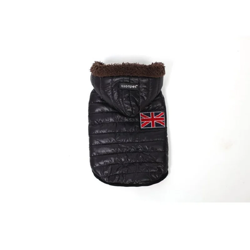 Ветрозащитные зимние куртки для собак, утолщенная теплая мягкая меховая одежда с капюшоном для щенков, одежда для маленьких собак, 5 цветов, размер XS-XL