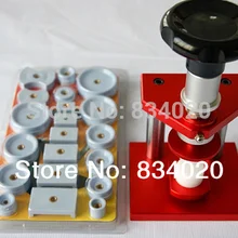 Мощный красный корпус часов назад прессовальный инструмент и Кристалл инструмент для закрывания+ 20 резиновых штампов