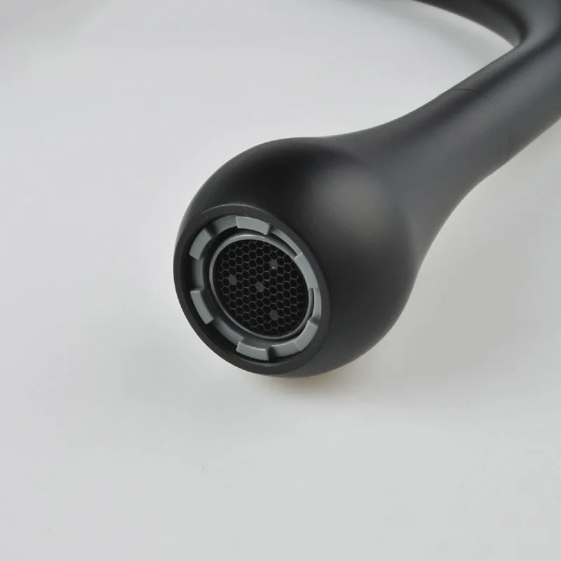 Drop-shaped Kitchen Sink Faucet Mixer Cold And Hot Single Handle Swivel Spout Kitchen Water Sink Mixer Tap