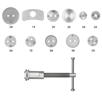 

12pcs Auto Universal Disc Brake Caliper Car Wind Back Pad Piston Compressor Automobile Garage Repair Tool Kit Set with Case