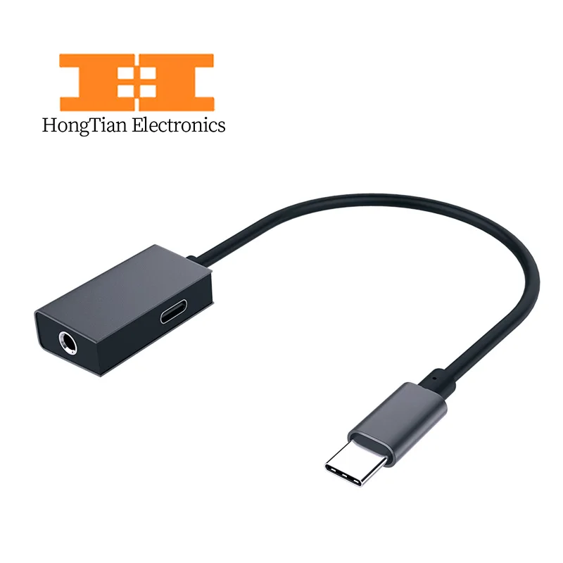 

USB C Adapter Type C to 3.5mm Jack Earphone Cable For Xiaomi Mi 6 Huawei Mate 10 Pro Type-C Charging and music synchronizing