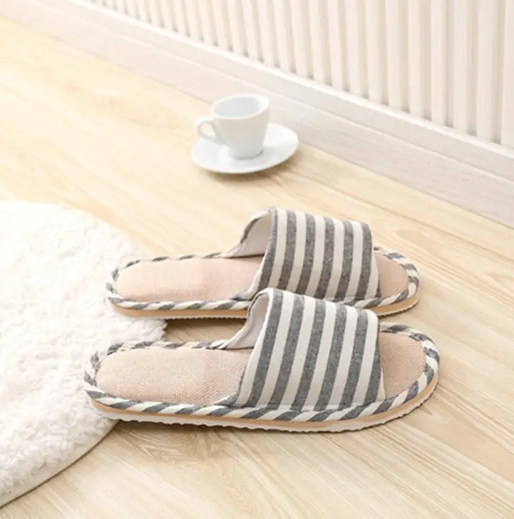 

2019 Men Slippers #TX269-286 Spring Slippers Khaki Blue Cotton High Quality Home Slippers