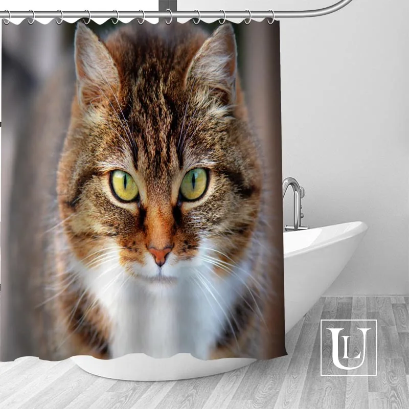 Cat Animal Pet Cats Shower Curtains Custom Design Creative Shower ...