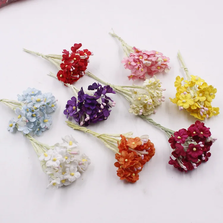 6 шт./букет искусственные сухие цветы|mini dried flowers|bouquet artificialflower bouquet |