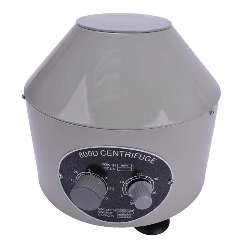 

1pc New Arrival 800D Electric Centrifuge Medical Lab Centrifuge Laboratory Centrifuge 110V/220V 4000rpm With 6 *20ml
