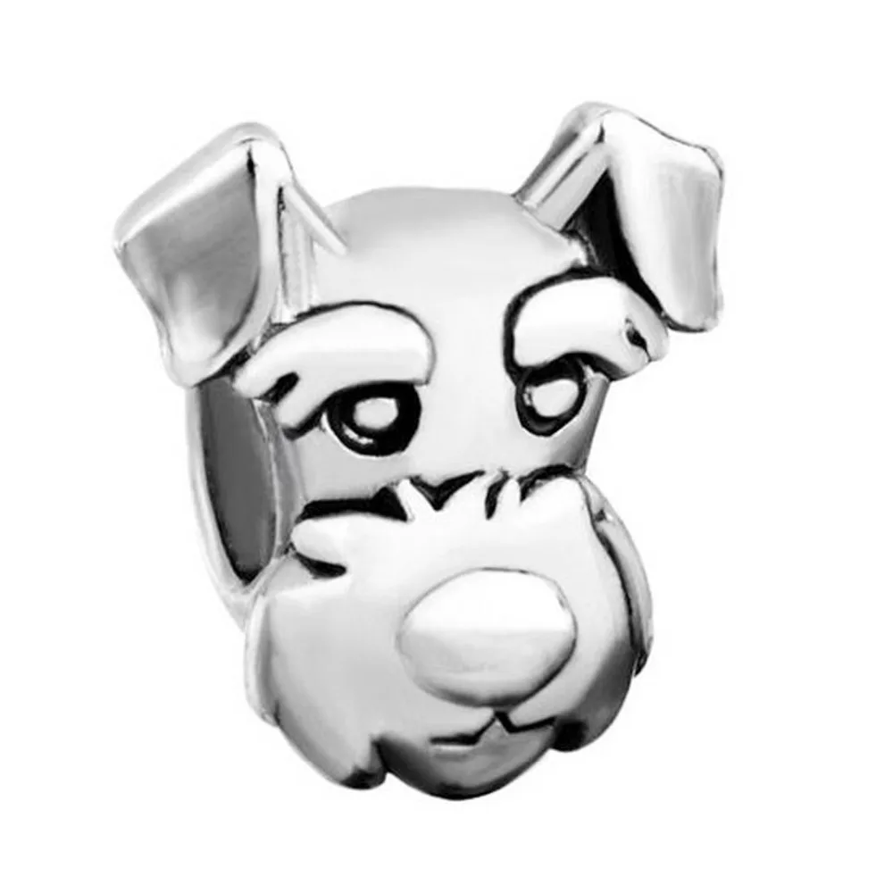 

Free shipping Cute Puppy Funny Dog Pet Charm Bead Fits Pandora Bracelet