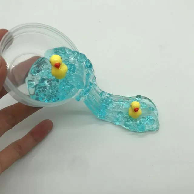 kawaii Transparent crystal clear slime mud ocean dolphin duck slime modeling clay polymer clay slime antistress toy for children kawaii Transparent crystal clear slime mud ocean dolphin duck slime modeling clay polymer clay slime antistress toy for children