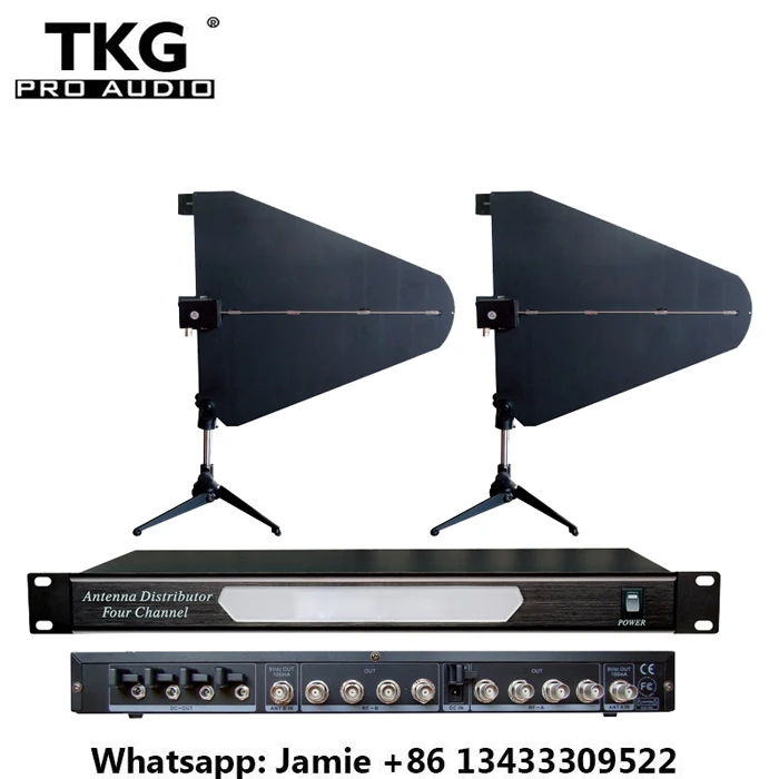 

400 M UHF 500MHz-950MHz UA845 UA870 Microhone Splitter Collector Wireless Mic 4 channel wireless microphone Antenna Distributor