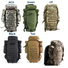 Американские тактические охотничьи армейские мужские многофункциональные военные Молл рюкзак винтовка большая сумка походные камуфляжные рюкзаки
