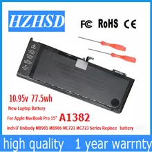 10.95v 77.5Wh New Original A1382 Laptop Battery for APPLE MacBook Pro 15 A1286 2011 2012 SeriesMC723 MC721 10.95v 77.5Wh New Original A1382 Laptop Battery for APPLE MacBook Pro 15 A1286 2011 2012 SeriesMC723 MC721