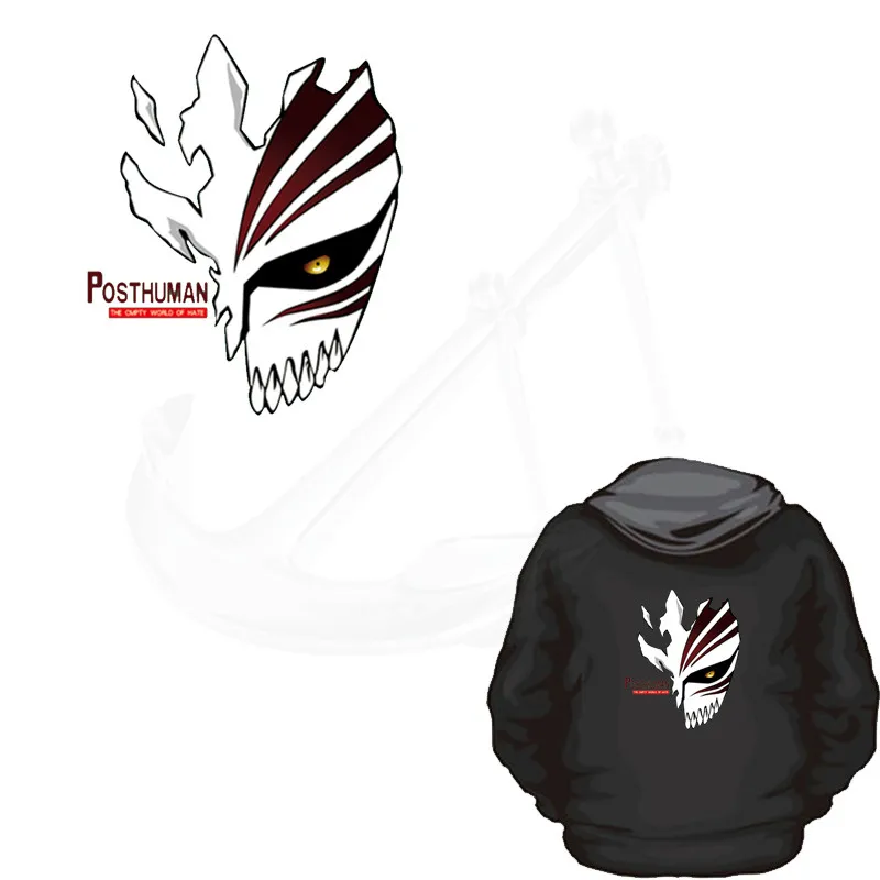 

BLEACH mask Patch 26.3*21.7cm T-shirt Dresses Sweater DIY Accessory A-level Washable Iron-on Transfers Heat Press Appliqued