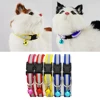 1pc Adjustable Pet Cat Dog Puppy Reflective Collars Safety Buckle Bell Neck Strap Dog Supplies Cat Collars 6
