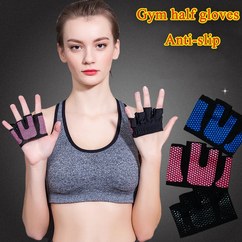 

Men Women Gym Gloves Exercises Gants Running Yoga Fitness Anti-slip Weight Lifting Gloves Mens Sport Gloves Cycling Bike Gloves