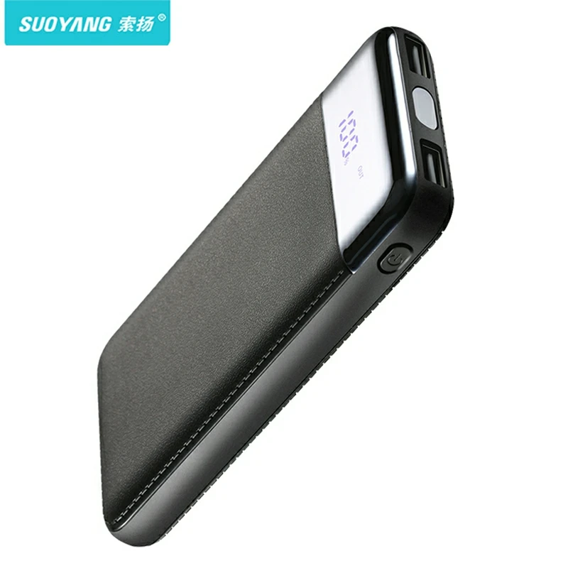 

30000mah Power Bank External Battery PoverBank 2 USB LCD Mini Powerbank Portable Mobile phone Charger for Xiaomi iphone XS Max 8