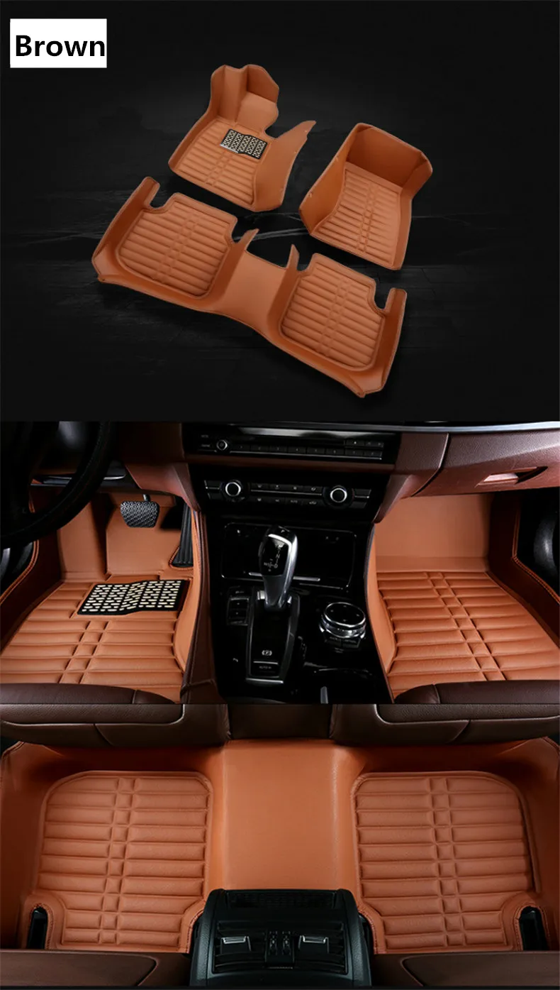 Для Honda CITY 2009-2014 коврики для ног ковры Авто Шаг Коврик Высокое качество абсолютно новые водонепроницаемые чистые однотонные Цветные коврики