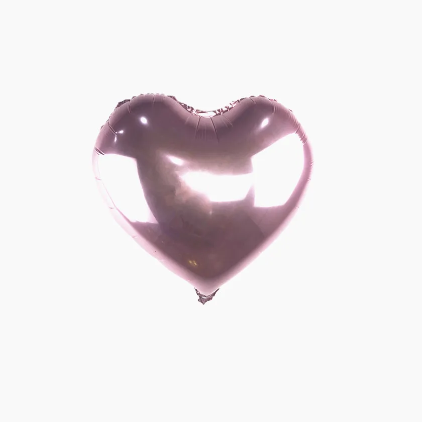 Nicro 18 дюймов сердце любовь воздушные шары надувные фольгированные шары Свадьба День святого Валентина украшения гелий i Love you Globos# Bal62 - Цвет: Pink Heart