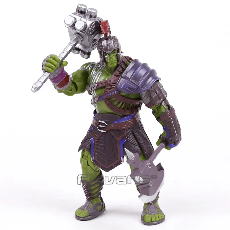 Мстители Marvel Thor 3 Ragnarok фигурку боевой молот боевой топор Гладиатор Халк БЖД модель игрушки