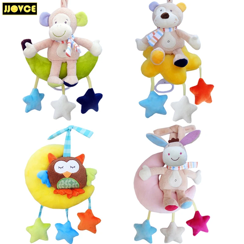 JJOVCE Baby Toys Rattles Baby Crib Playpen Hanging Toy Plush Doll