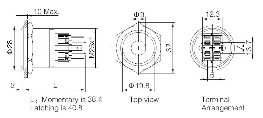 GQ25 D SIZE