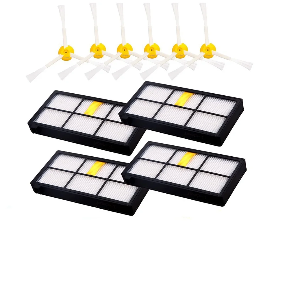 10PCS 3-armed Side Brush hepa filter For iRobot Roomba 800 870 880 960 980 Series Vacuum Cleaner parts robots 3 Arms Side Brush 10PCS 3-armed Side Brush hepa filter For iRobot Roomba 800 870 880 960 980 Series Vacuum Cleaner parts robots 3 Arms Side Brush