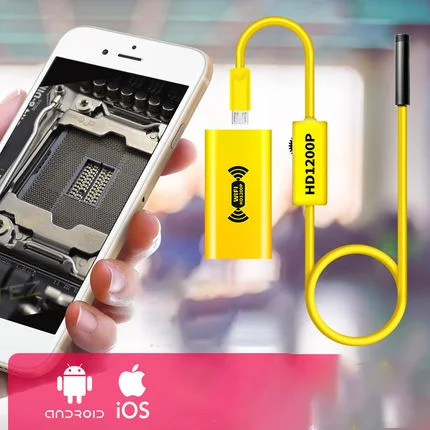 

Hd 2 million android iphone WIFI endoscope auto repair tube unlocked micro camera waterproof