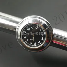 Мотоцикл руль бар крепление Часы Хром 7/8 ''-1" Dirt Bike Cruiser Chopper ATV