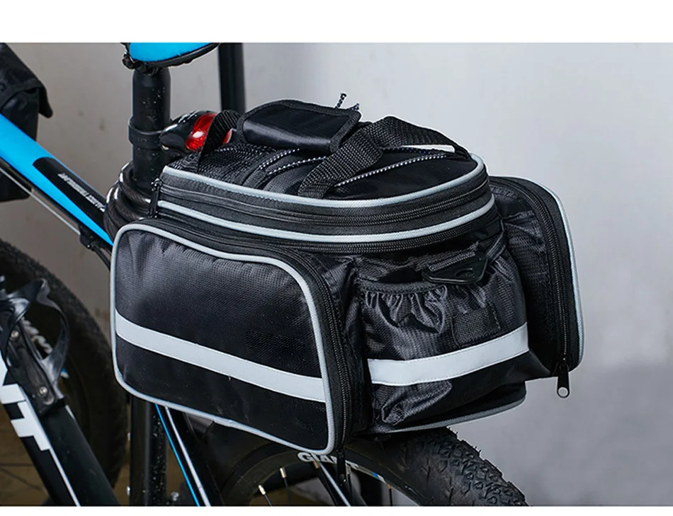 Стоит сумка для велосипедов сзади рюкзак магистрали для бега Велоспорт Паньер упаковка большой емкости аксессуары для горных велосипедов