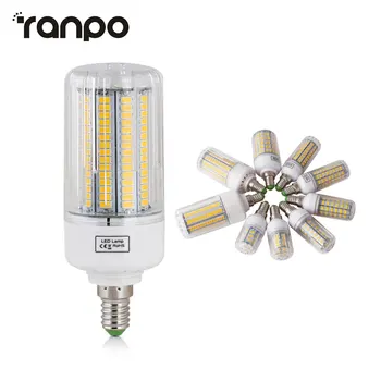 

New Arrival E14 LED Corn Bulb 220V SMD 5730 LED Lamp 24 30 42 64 80 89 108 136 165Leds Chandelier Spotlight for indoor lighting