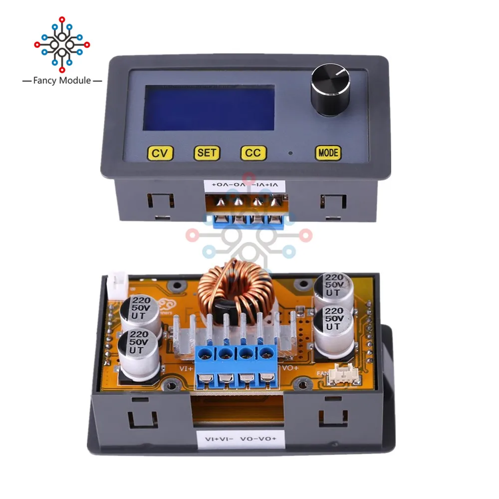 1 шт. 5A DC-DC понижающий модуль Регулируемый понижающий напряжение понижающий модуль питание 6 В-32 В до 0-32 в ЖК-дисплей конвертер горячая распродажа
