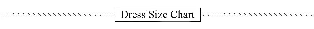 dress size chart