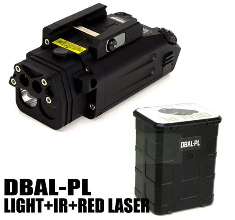 Tactical DBAL PL LED Weapon Light With Visible Laser /White Light LED