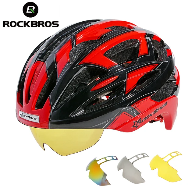 Special Price ROCKBROS Cycling Bicycle Bike Helmet EPS+PC Material Ultralight Mountain Bike Equipment 32 Air Vents With 3 Lenses Size 56-62cm Special Price ROCKBROS Cycling Bicycle Bike Helmet EPS+PC Material Ultralight Mountain Bike Equipment 32 Air Vents With 3 Lenses Size 56-62cm