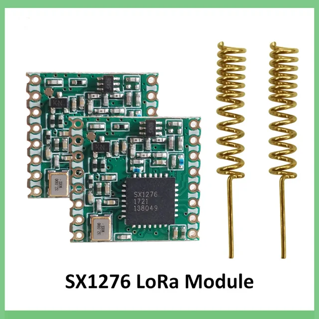 2 sztuk lorawan transceiver RF moduł LoRa SX1276 chip radio comunicador de longo alcance komunikacja odbiornik i nadajnik