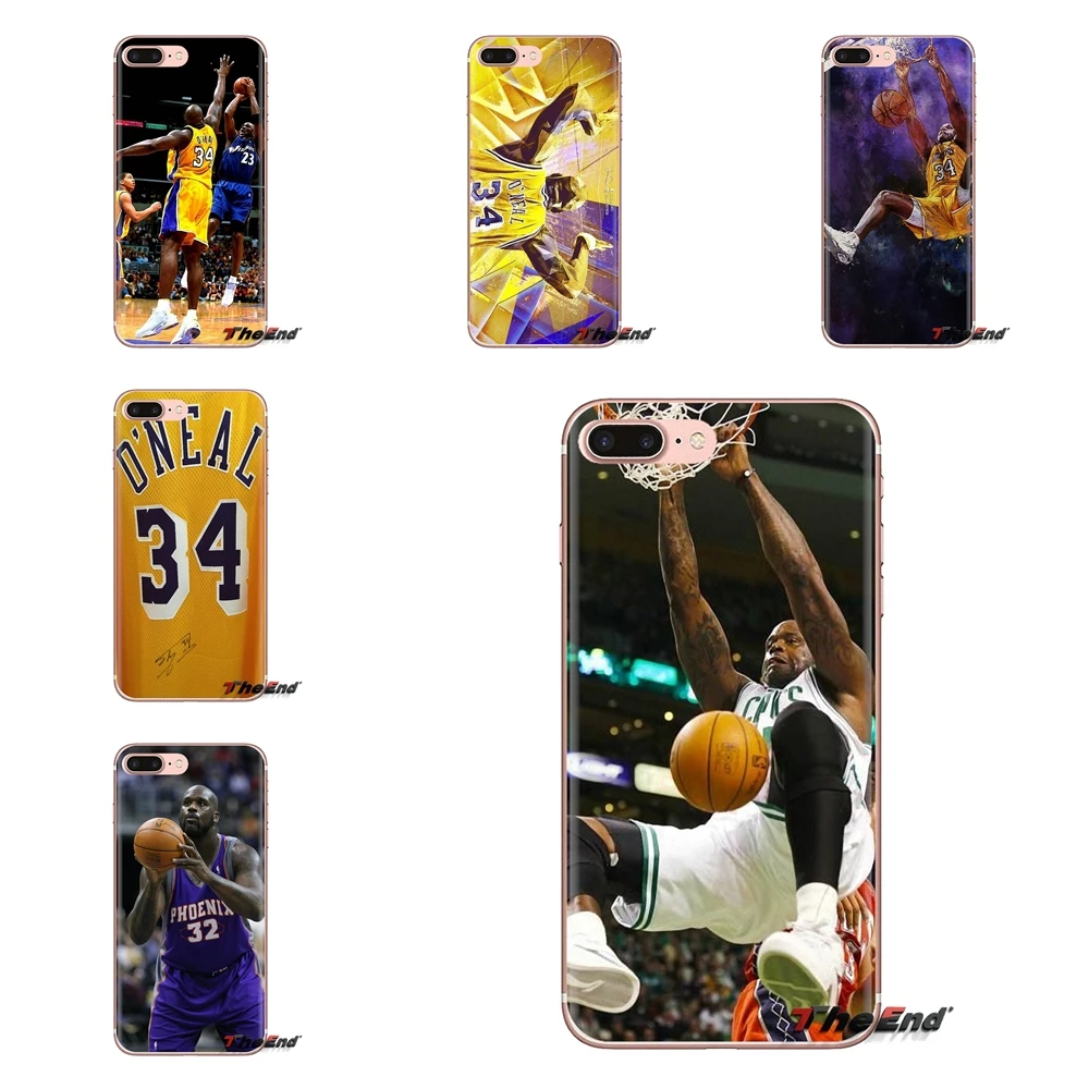 

For Xiaomi Mi3 Samsung A10 A30 A40 A50 A60 A70 Galaxy S2 Note 2 Grand Core Prime TPU Covers basketball MVP Star Shaquille O'Neal