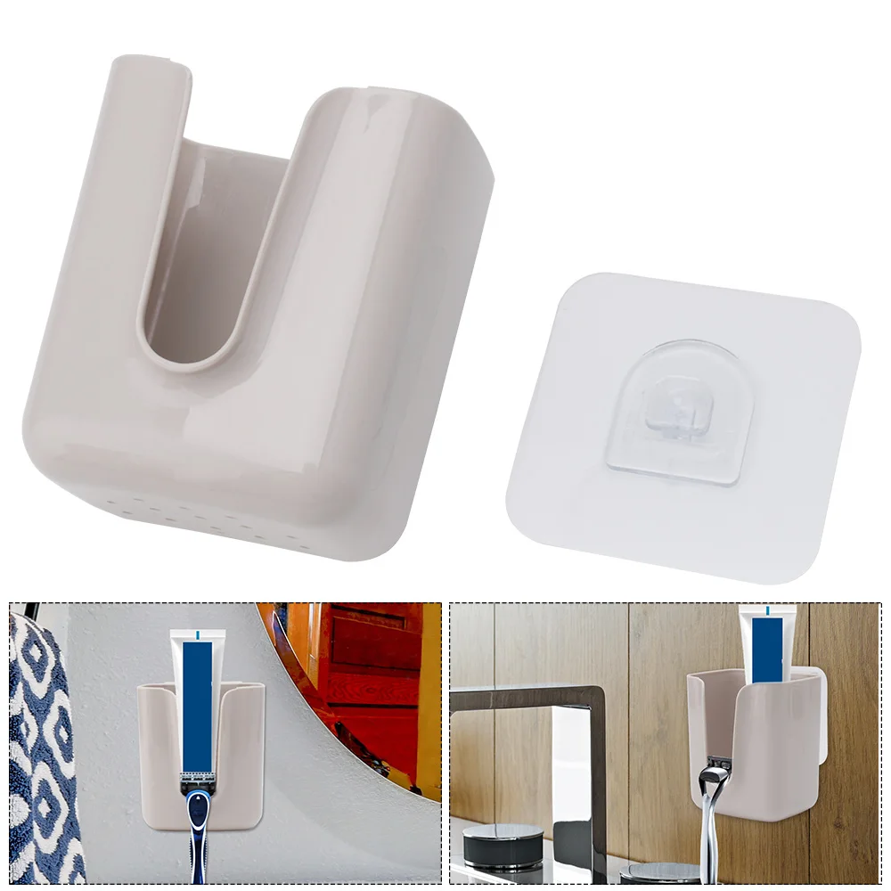 

Bathroom Accessories Set Tooth Brush Holder Sucker Suction Bathroom Toothbrush Wall Mount Rack Bathroom Tools Set