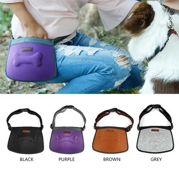 

Potable Pet Dog Puppy Snack Bag Food Obedience Agility Bait Training Treat Pouch Dod Food Waist Bag