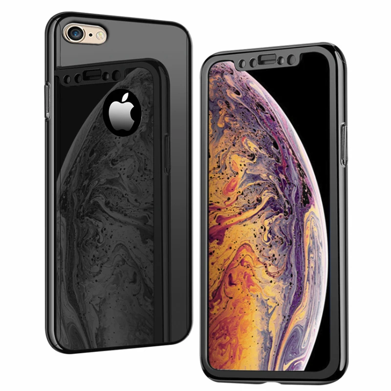 Чехол накладка i Coque для apple iPhone 5 5S SE iphone5 5Se зеркальная защитная задняя крышка 360 с