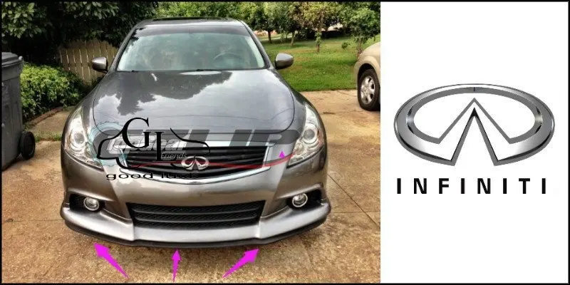 Бампер для Infiniti G Series G20 G35 V35 G25 G37 Q40 Q60 передний спойлер тюнинга