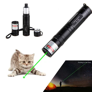 

New Hot 1mw Green Laser Pen Powerful Laser Pointer Presenter Remote Lazer Hunting Laser Bore Sighter flashlight Without Battery